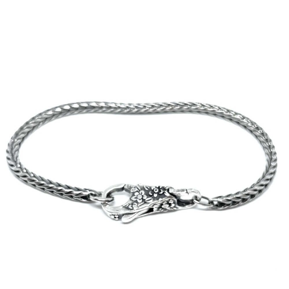 Trollbeads Sterling Silver Lace Lock with Chain